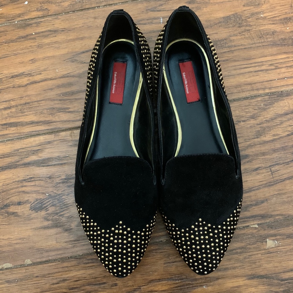 Saks RED Loafer Flats